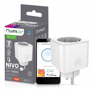 Smart home ovládač - WiFi zásuvka Lumiled Nivo